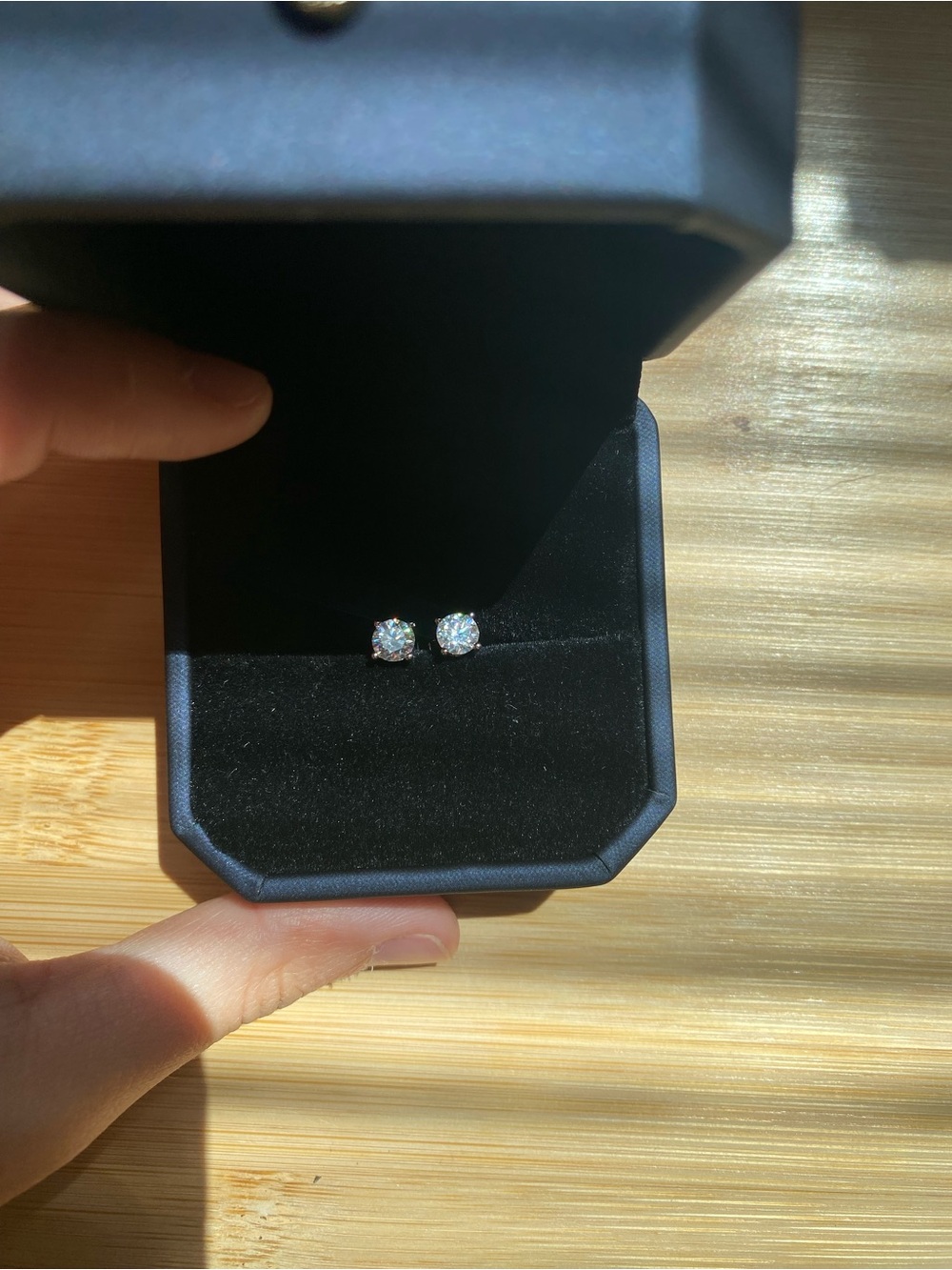 Moissanite Stud Earrings
